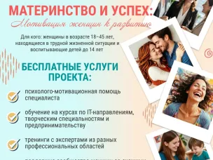 Нижегородские мамы могут стать участницами проекта «Материнство и успех: Мотивация женщин к развитию»